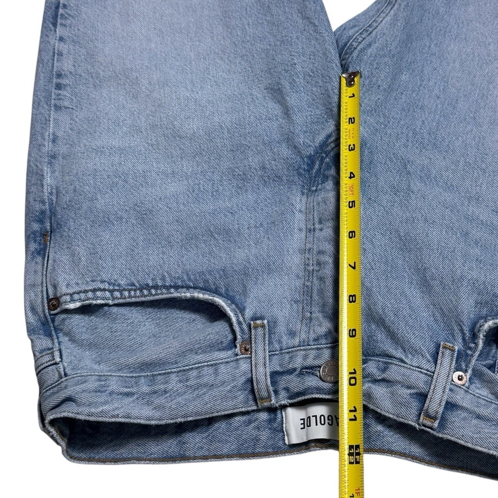 Agolde High Rise Vintage Straight Lightwash Capsule Comfort Luxury Everyday 28 - Picture 10 of 13